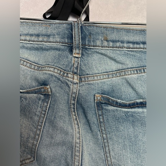 Pistola High Rise Button Fly Loose Fit Destructed Jeans Size 26 - Picture 4 of 9